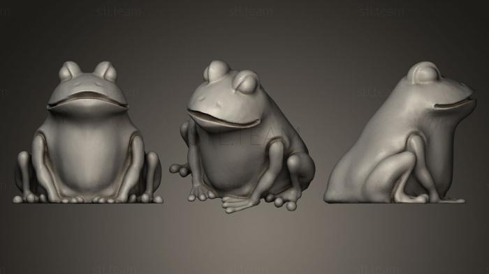 3D model Frog Statue (STL)